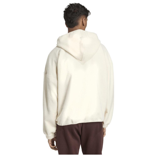 Adidas Ανδρική ζακέτα Future Icons Small Logo Sherpa Full-Zip Hoodie